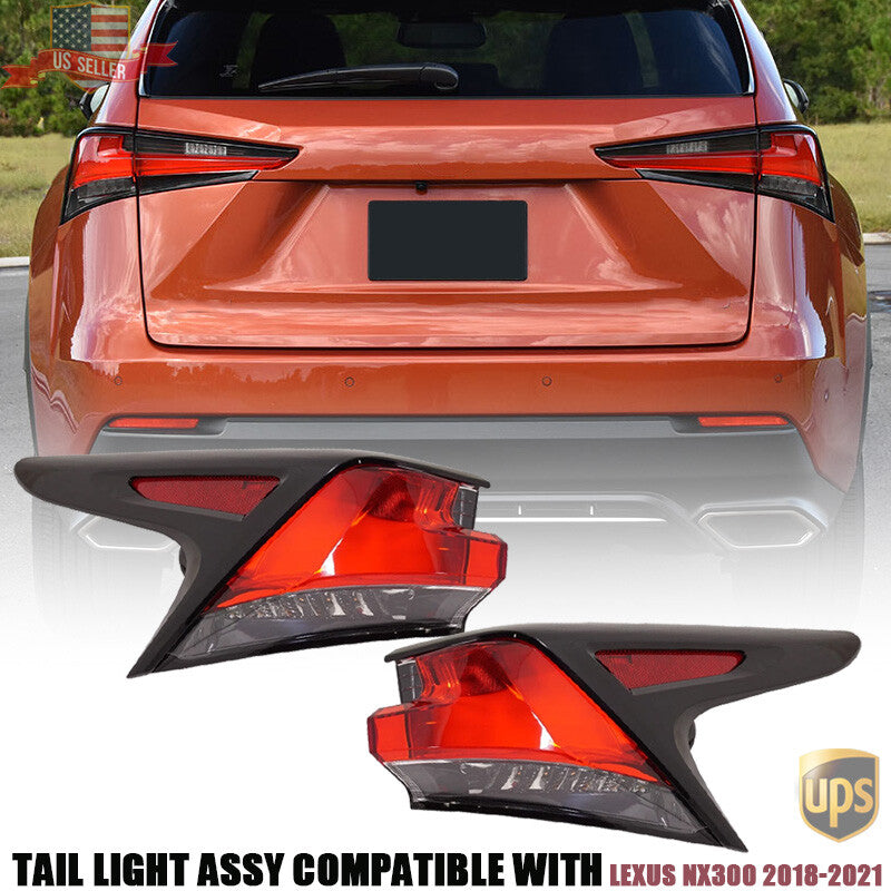 Outer LED Tail Light Assy For 2018 -21 for Lexus NX300 Left Driver Right Passenger