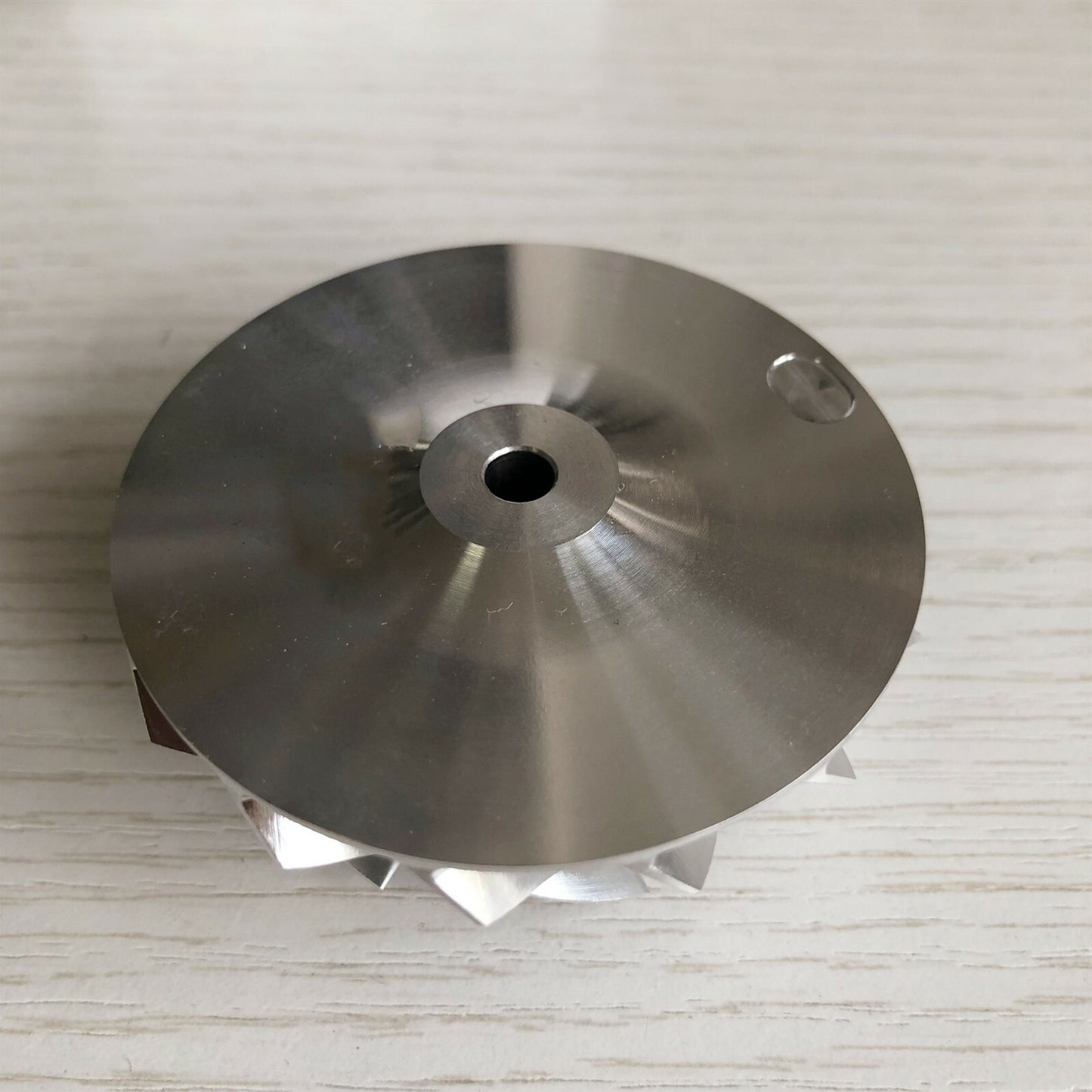 TD04 7+7 insert 46.25/57.81 mm milling/aluminum 2618/billet compressor wheel
