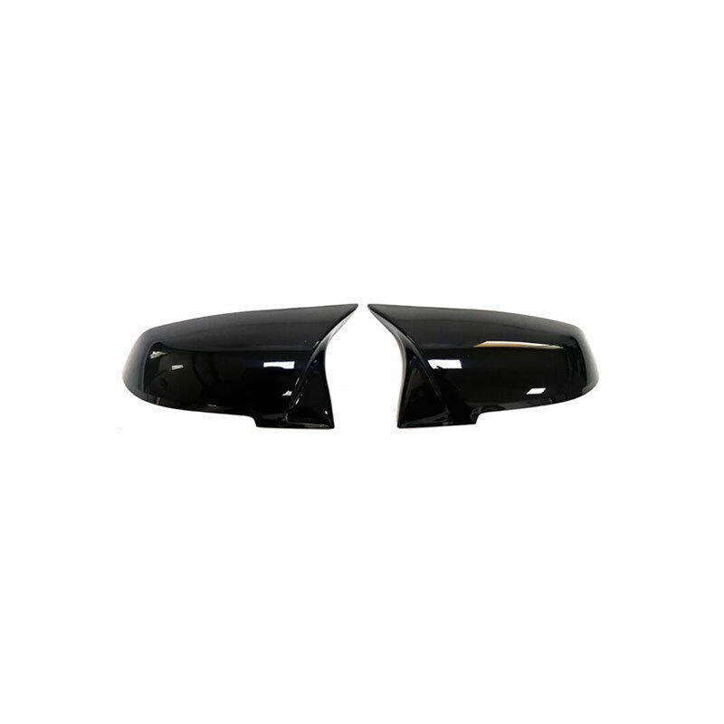 Fit for BMW X1 E84 2013-2015 ABS Black OX Horn Rear View Side Mirror Cover Trim