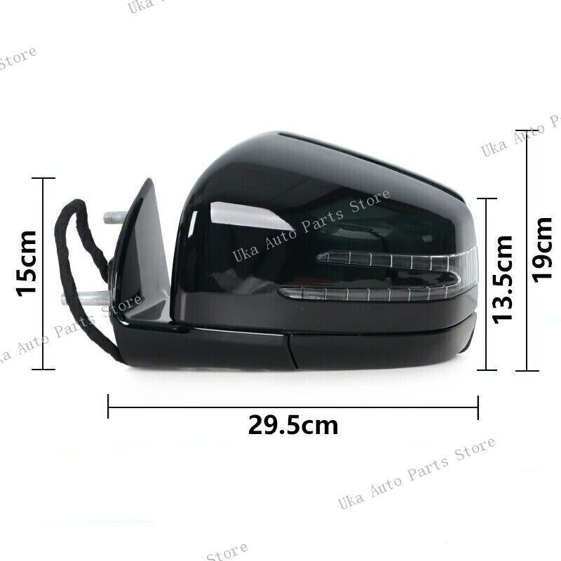 LHRH Side Door Wing Mirror Blind Spot for Mercedes-Benz W164 ML GL 2005 2006-11