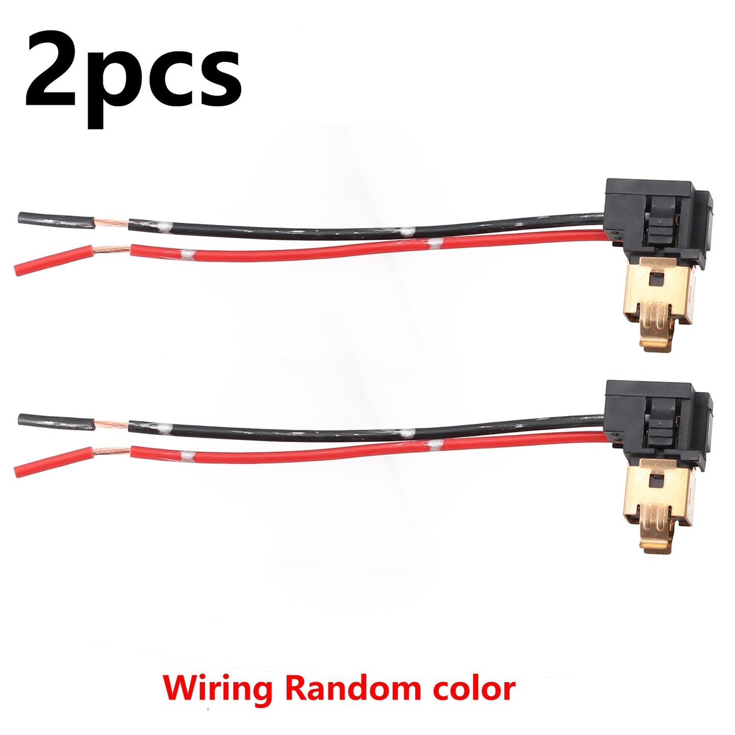 new 2 x H1 H3 socket extended wiring harness connector LED headlight adapter