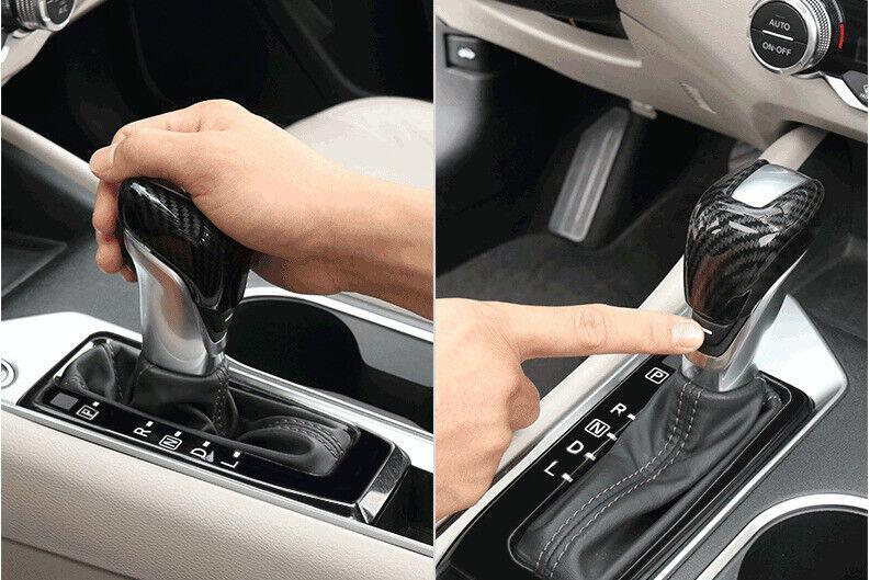 for Nissan Altima Teana 2019-2023 Carbon Fiber Console Gear Shift Knob Cover 1PC