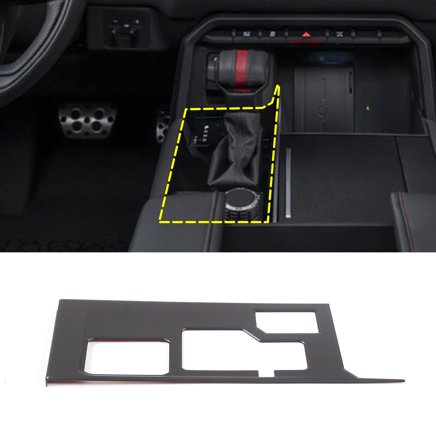 Matte Black ABS Mirror Door Handle Cover Trim Kit for Toyota Tendera 2007 - 2021