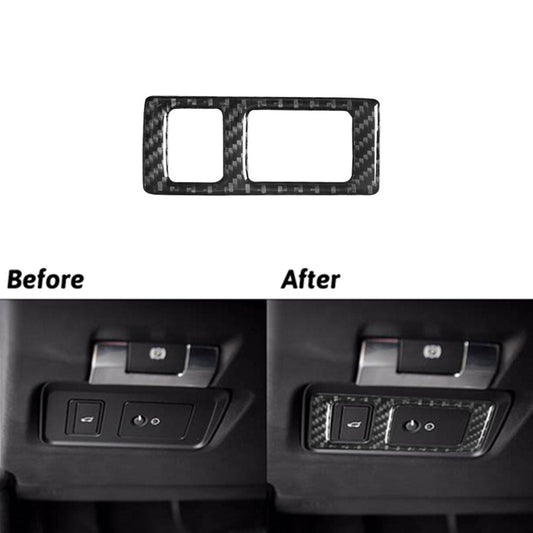 Carbon Fibre Headlight Switch Frame Trim for Land Rover Discovery Sport 2015-19