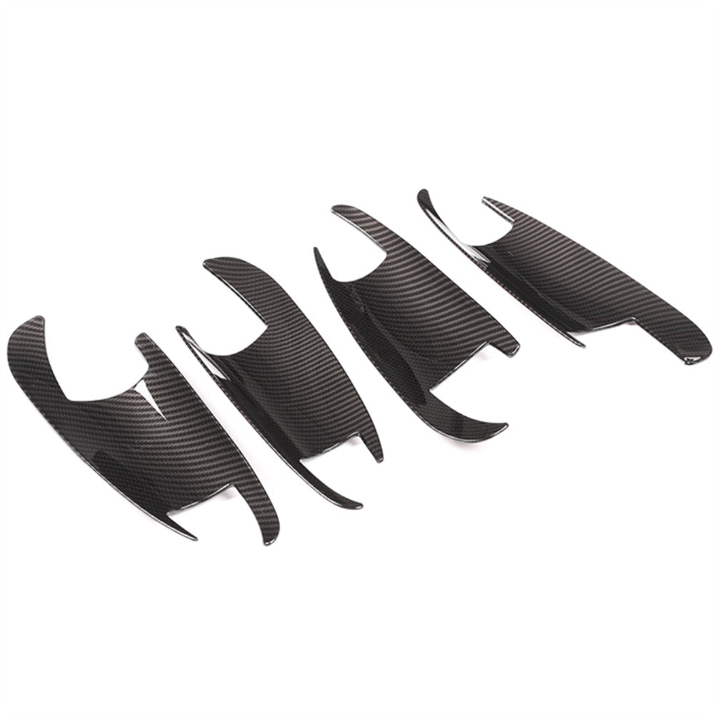 4¡Á Carbon ABS Side Door Handle Bowl Cover for Benz BCE ML GL GLK GLE GLS Class