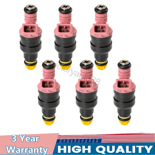 6-piece fuel injector kit 0280150440, suitable for BMW Z3 M3 328is 328i 528i (models 96-00). 852-12157