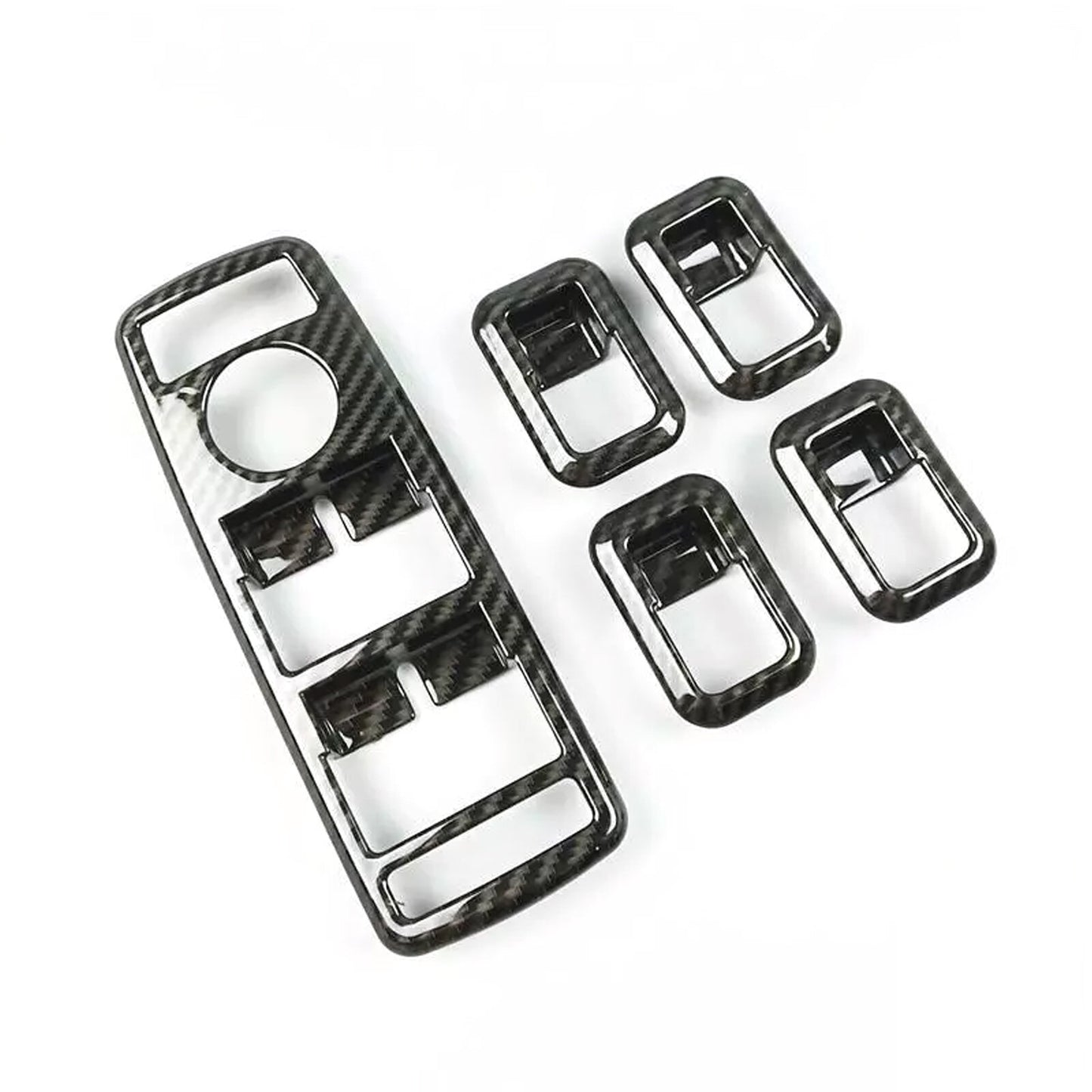 Carbon fiber window switch panel cover trim for Mercedes W246 W204 W212 W166