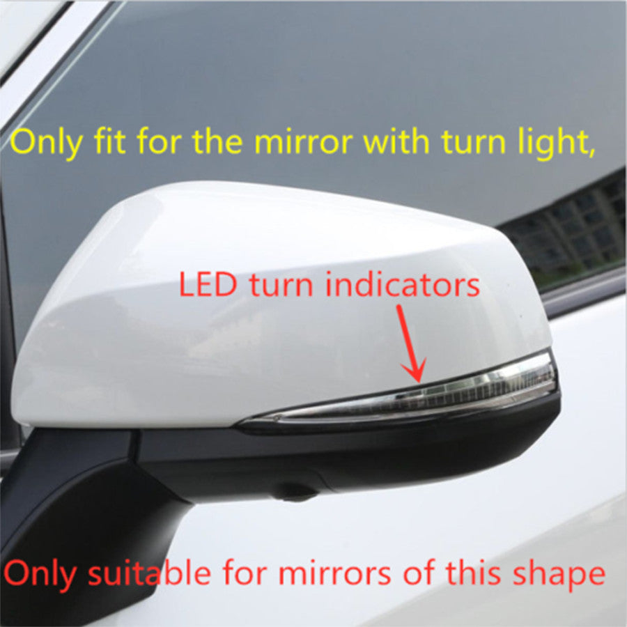 Chrome Rearview Side Door Mirror Cover Accessory for Toyota Highlander 2020-2023
