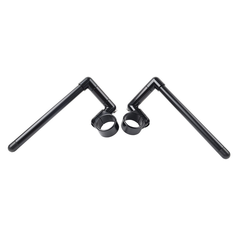 Motorcycle 50MM Cafe Racer Bars 7/8 Universal Clip-On Handlebar Fork Tube
