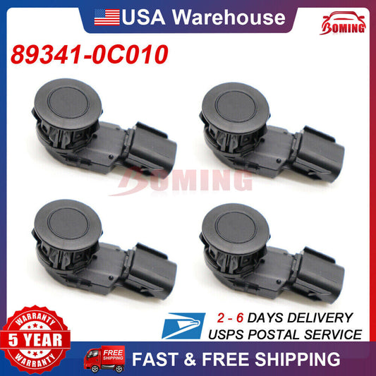 4x 89341-0C010 New PDC Parking SensorFor for Toyota RAV4 Tacoma Tundra 2014-2018