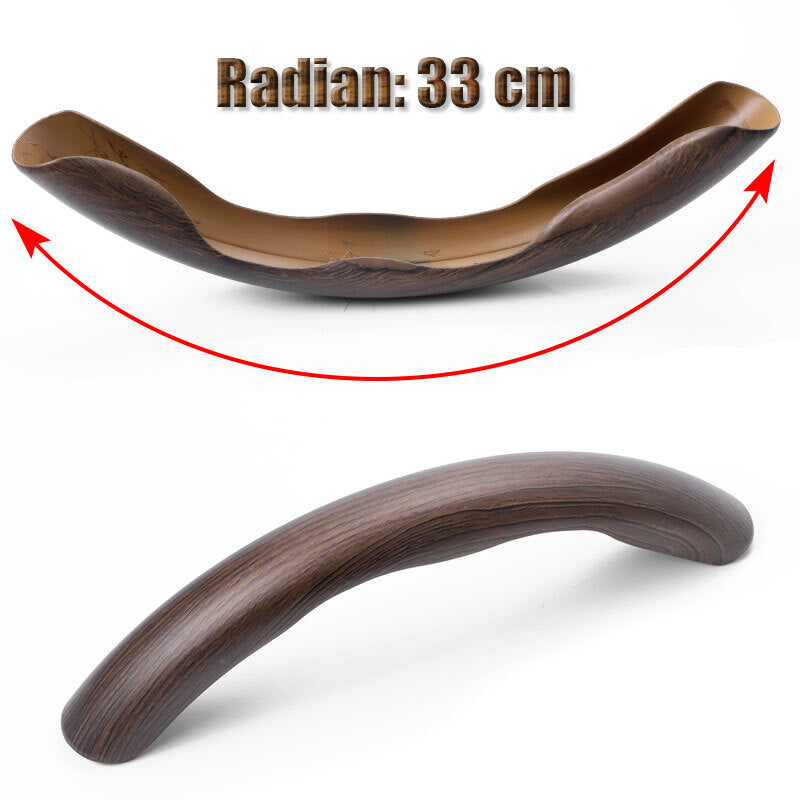 Wood Grain Look Universal Car Steering Wheel Booster Cover Non Slip Tool Set