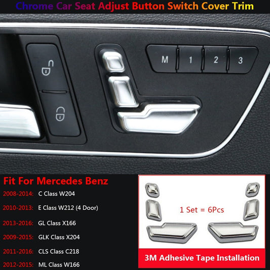 for Mercedes-Benz W212 W204 W166 CLS C218 X166 X204 Door for Seat Switch Cover Trims