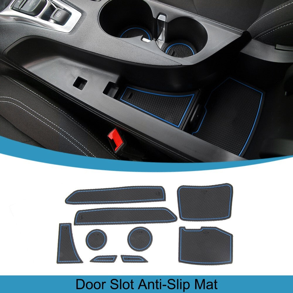 Door Slot Cup Holder Mat Gate Groove Non-Slip Pad for Chevrolet Camaro 2017-2023