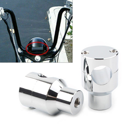 Motor Lenker Lenkerhalterung Adapter Riser Klemme f¨¹r for Honda for Harley Chrom