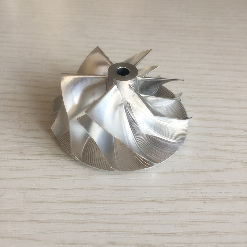 TD04HL 20T 49189-X 47.04/58.00 mm 6+6 Blade Turbine Billet Compressor Wheel