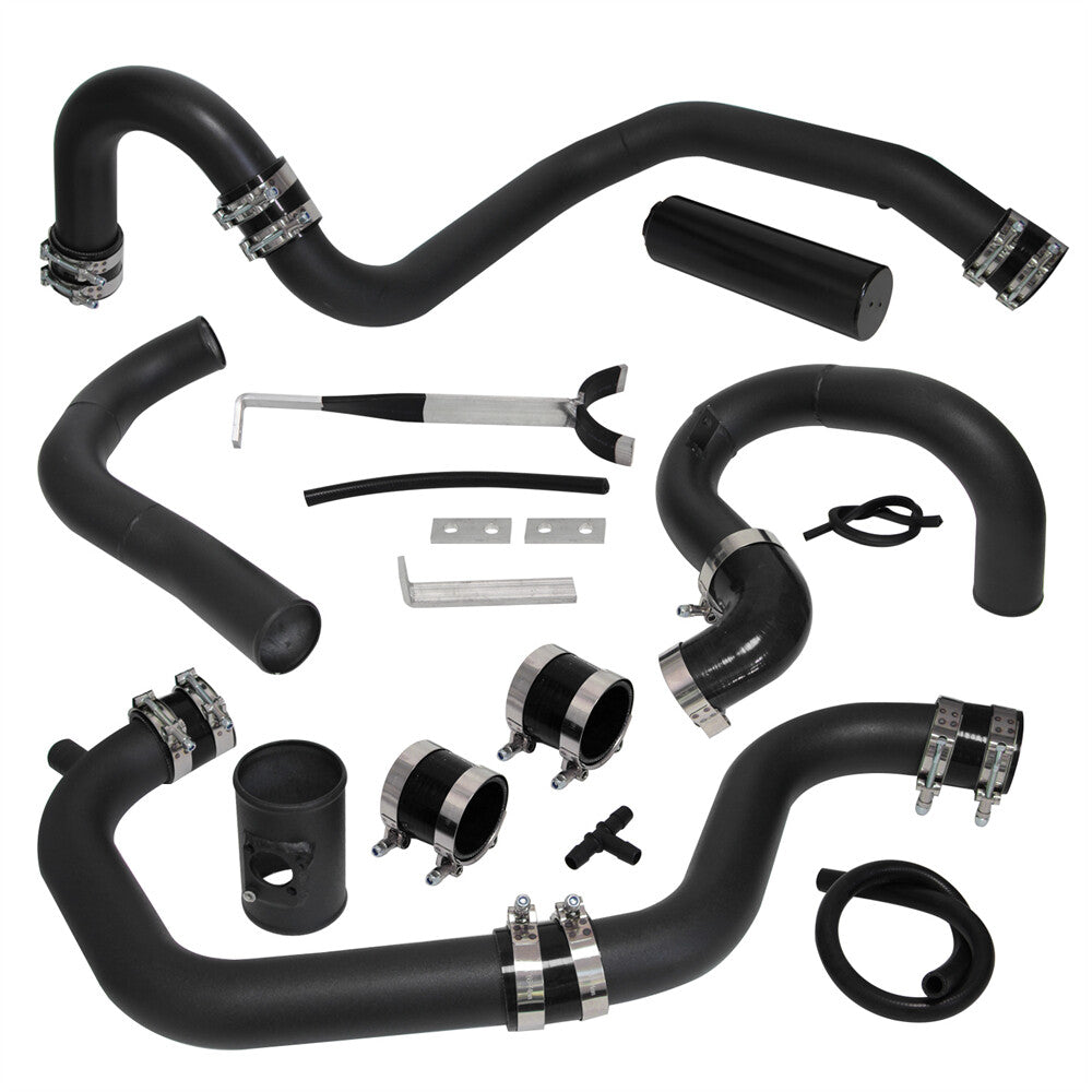 Intercooler Piping Kit Black for Subaru Impreza WRX STi 02-07 EJ20 EJ25 2.0/2.5L