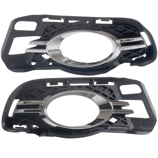 Fit For 2008-2011 for Mercedes W204 C300 W/ Sport Set Fog Lamp Trim Grille Bezel Kit