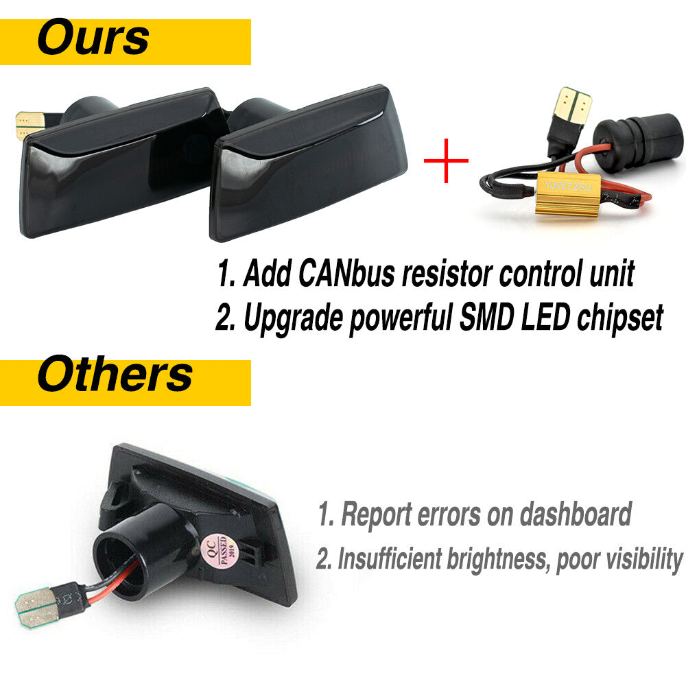 Dynamic LED Side Indicator Repeater Lamps for Holden Astra Zafira Barina / for Cruze