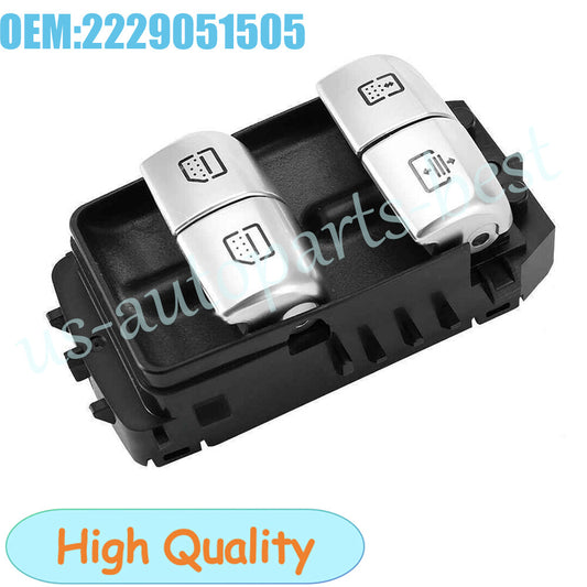 Rear Right Black Window Switch for Mercedes-Benz W222 S550 S600 AMG 2229051505