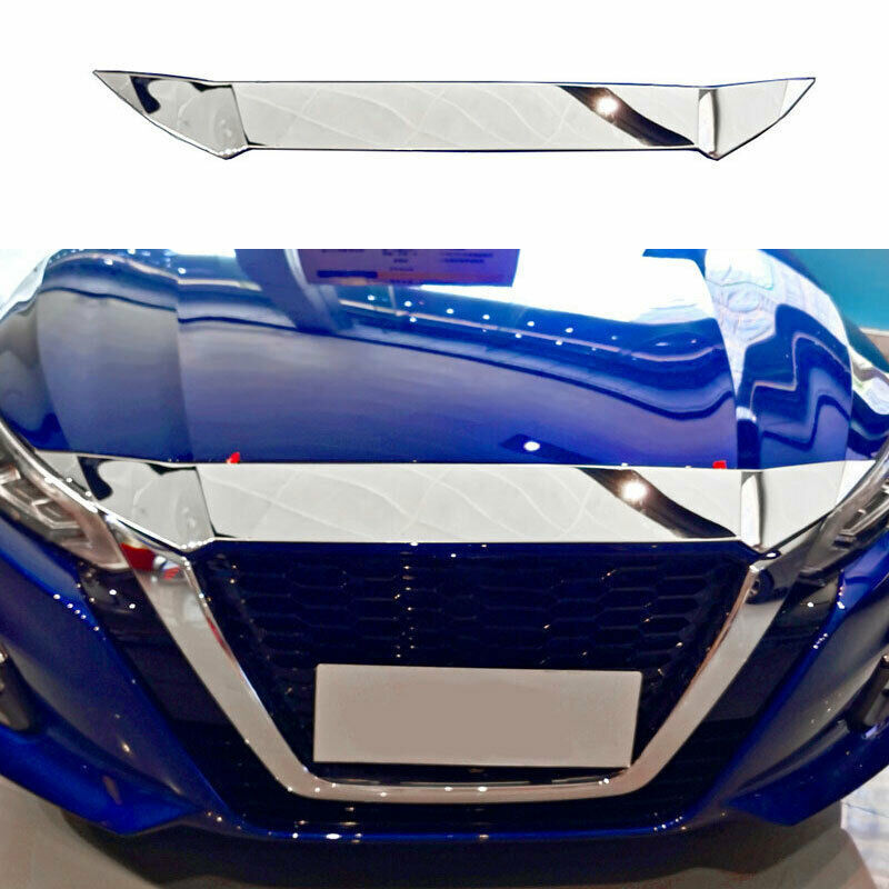 Chrome Front Grille Grill Engine Hood Strip for Nissan Altima/Teana 2019-2022