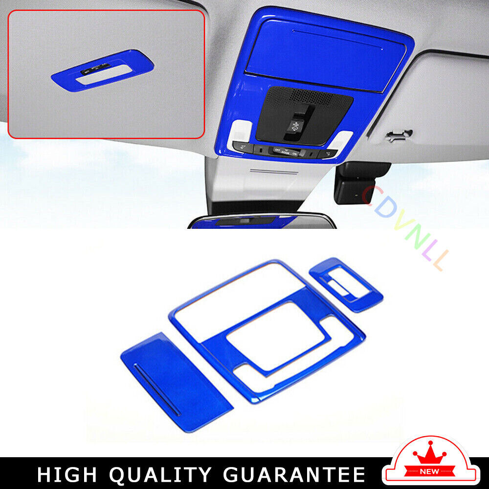 Front Reading Lamp Frame Cover Trim for Honda for Civic 11th 2022-2023 Bright Blue