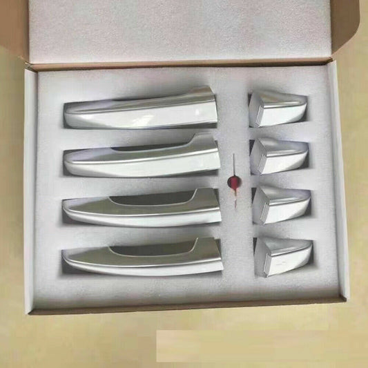 Door Side Handle Cover Replace Fit for Range Rover L405 2013-2022 White+Silver