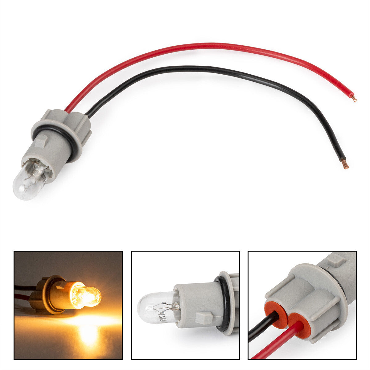 2x A0005400966 Side Marker Lamp Light Bulb Socket Wire Harness for Mercedes-Benz