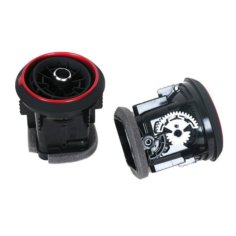 2pcs Red Dashboard Air Vent Conditioner Outlet for Audi A3 S3 RS3 2017-2018
