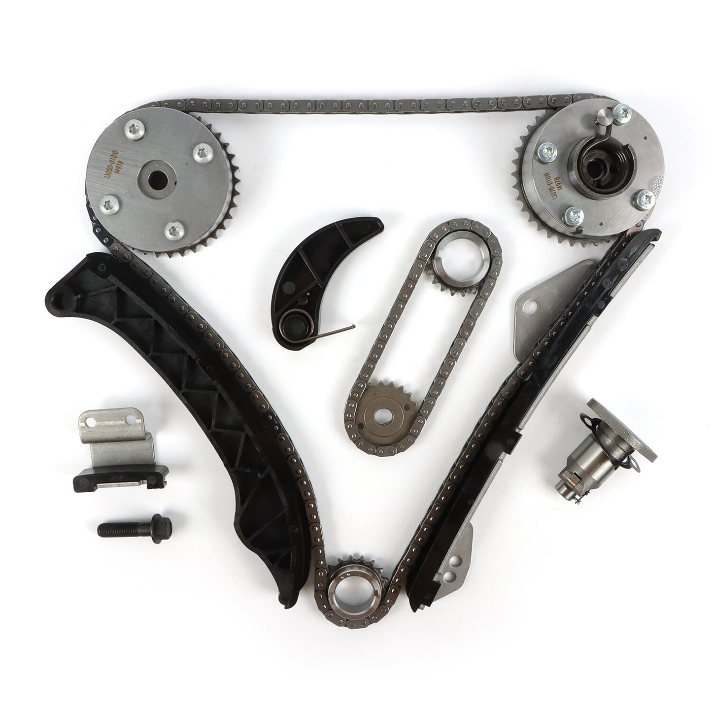 2 VVT TIMING CHAIN KIT Fits for TOYOTA for COROLLA MATRIX 09-13 PRIUS 1ZR 2ZR 09-15