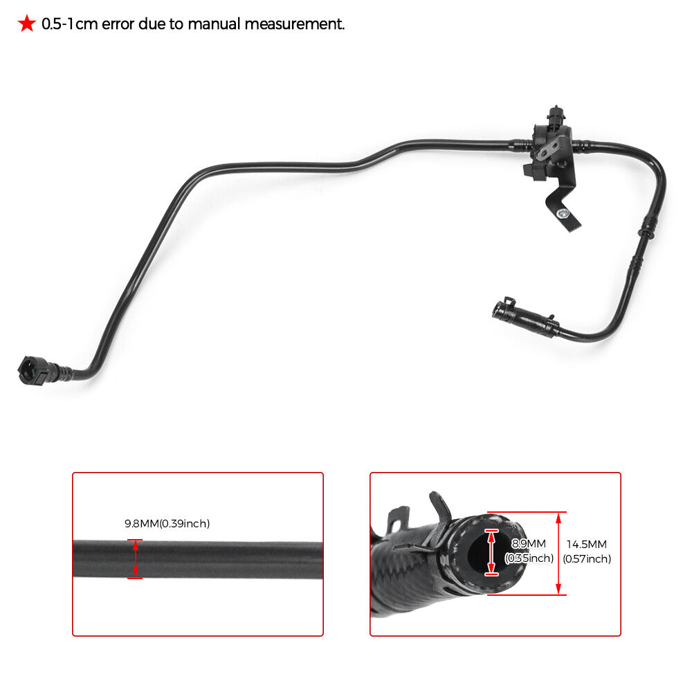 for Ford Fiesta With 1.6L Engine Non-Turbo 14-19 FuelEvaporativeEmissionsPurg