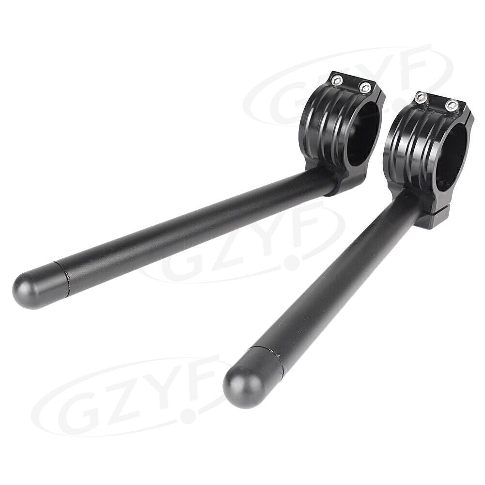 51mm CNC Fork Clip-ons Handle Grip Handlebar 3 Color Universal Motorcycle
