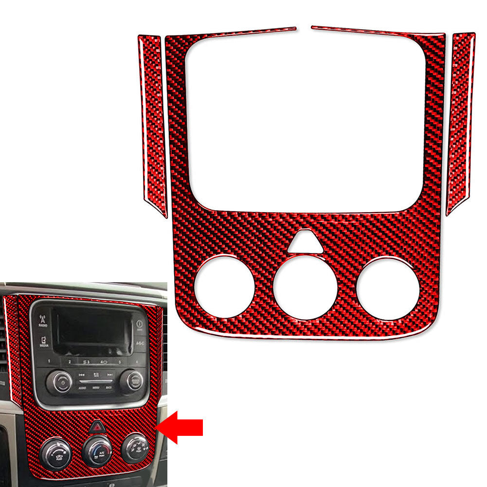 Display Screen Climate Control Cover Trim Fit for Dodge for Ram 1500 2500 3500 2013-2018