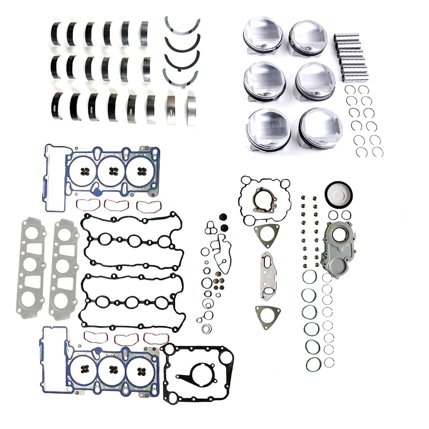 3.0T Cylinder Head Piston Gasket Seal Kit for VW Touareg for AUDI A4 A5 S5 A6 for A8 Q5