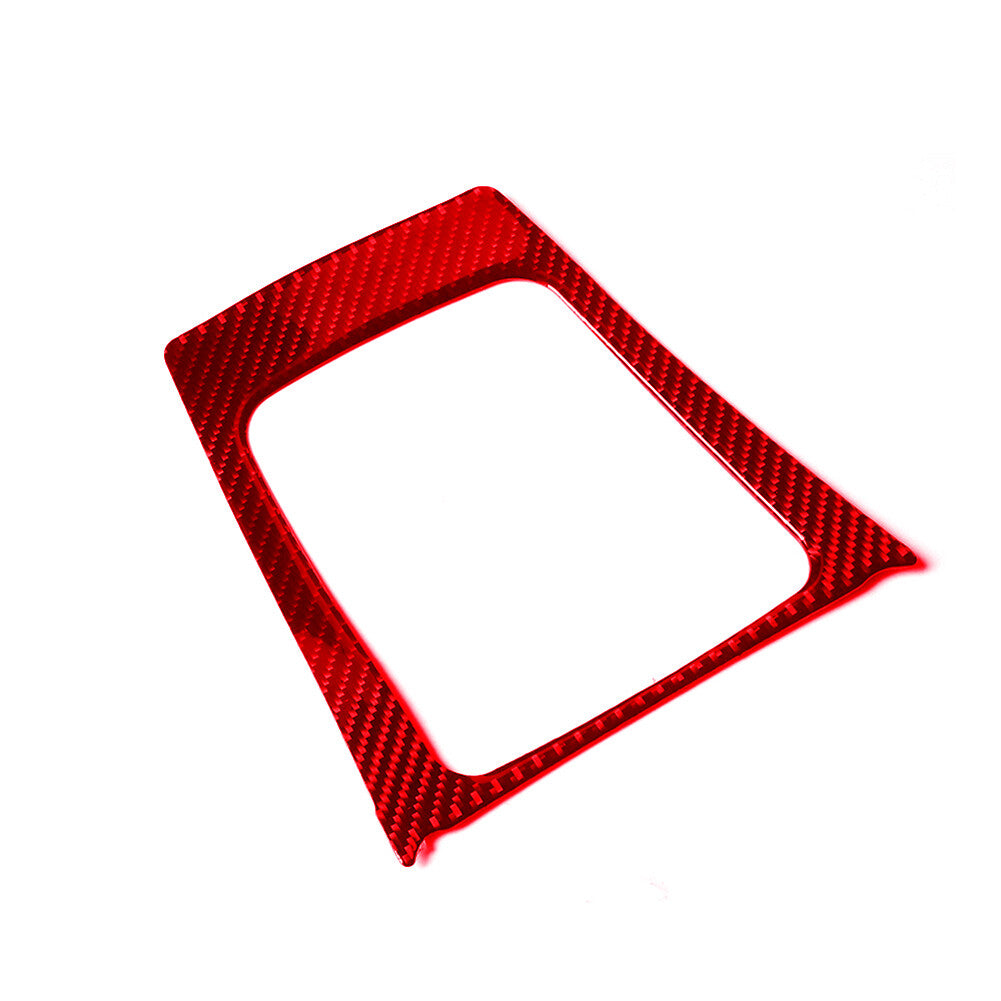 Red Gearbox Panel Trim Interior Carbon Fiber Sticker for Subaru Forester 2013-18