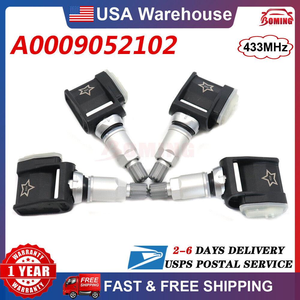 Set 4x TPMS A0009052102 Tire Pressure Sensor for Mercedes-Benz W213 E-class CLS