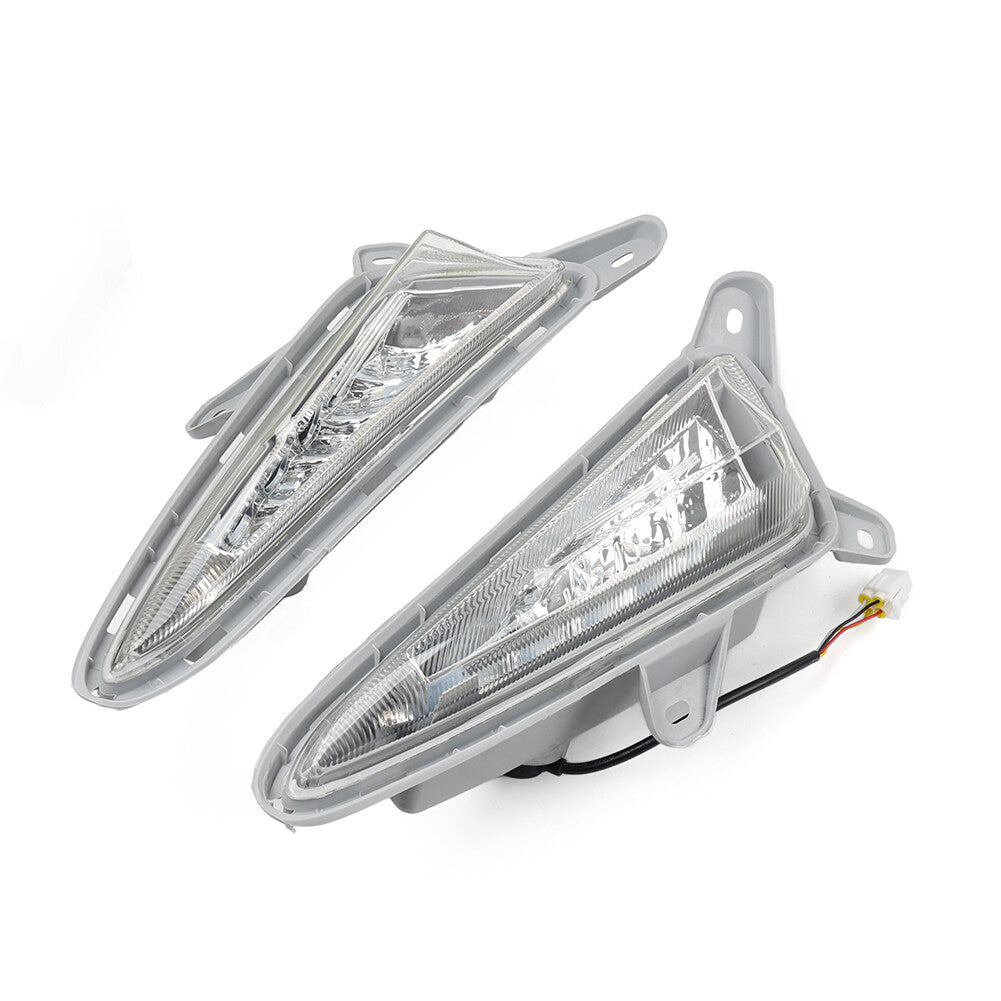 1 Pair ABS Daytime Running Light Turn Signal Fog Lamp for Toyota CHR 2016-2019