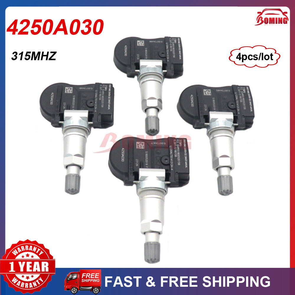 (4)Tire Pressure Sensor TPMS For 2010-2017 for Mitsubishi Lancer Outlander 4250A030