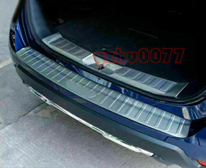 2P for Nissan Rogue 2017-2020 S.STEEL Rear Door Protector Sill Plate Guard Cover