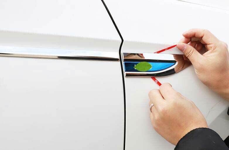 Chrome Steel for Ford Mondeo Fusion 13-2020 Fender Side Air Outlet Cover Trim 4X