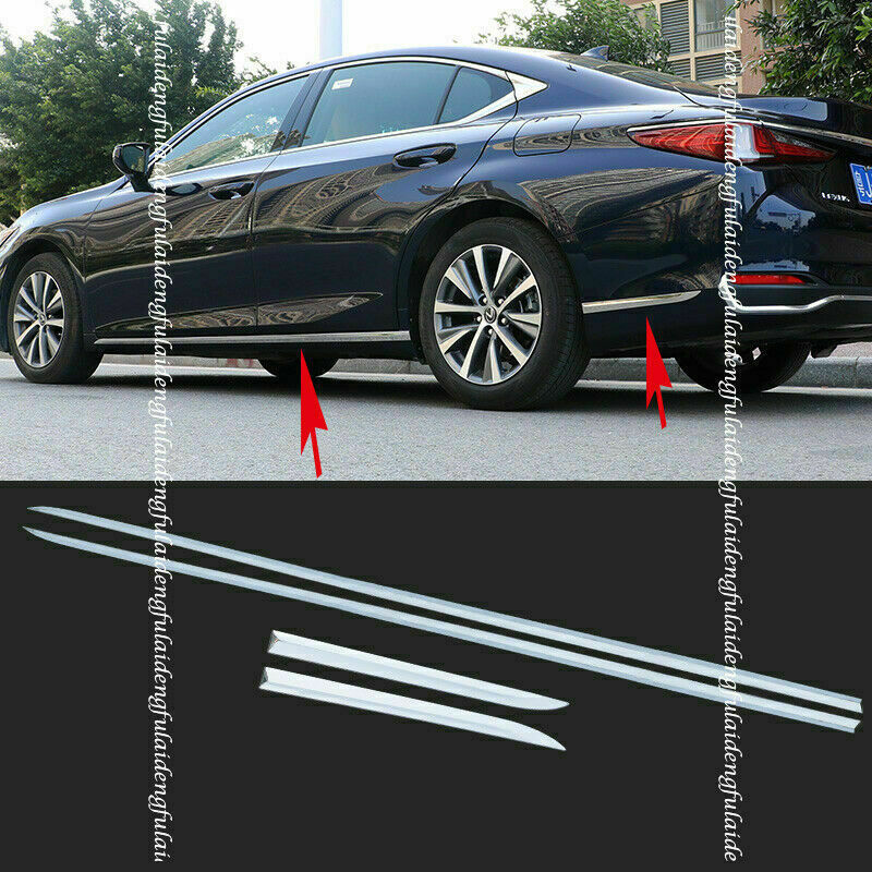 4X for Lexus ES350/300H 2019-2022 Door Both Side Body Molding Trim Strips Cover