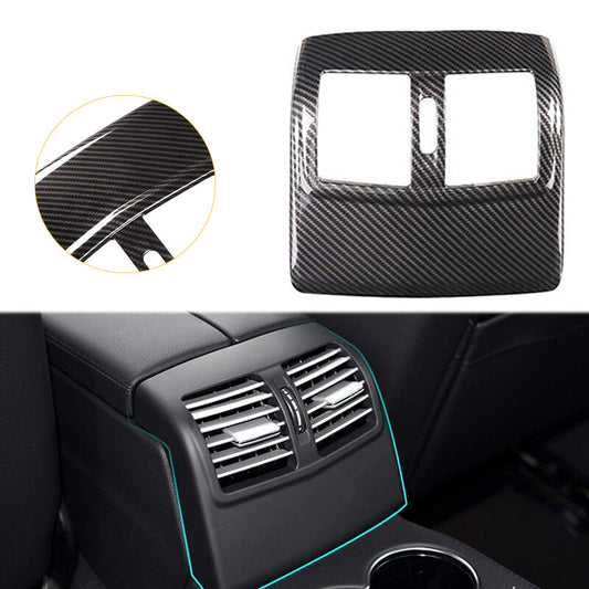 for Mercedes-Benz W212 E-Class Rear Air Condition Outlet Vent Cover Carbon Fiber
