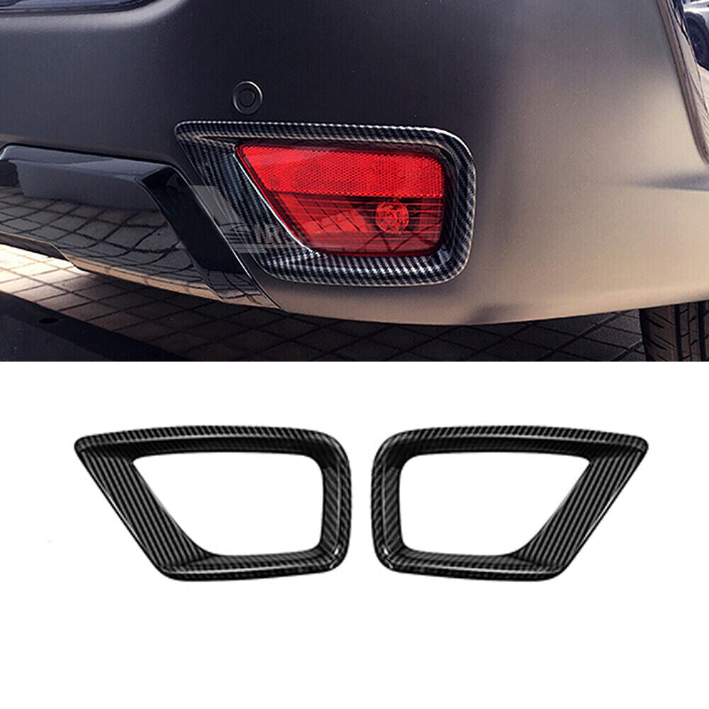 for Subaru Outback 2020-2023 Carbon Fiber Rear bumper Fog Light Lamp Cover Trim