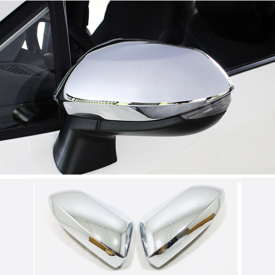 for Toyota for Corolla 2019-2023 ABS Chrome Car Side Door Rearview Mirror Cap Covers