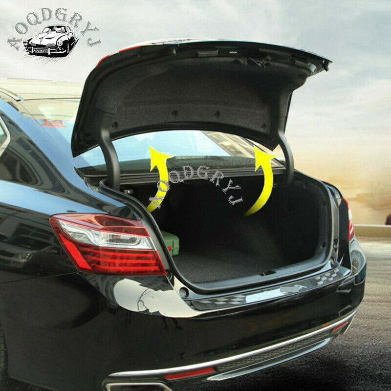 2X Black trunk arm hinge cover garnish fit for Honda Accord 4DR sedan 2014-2017