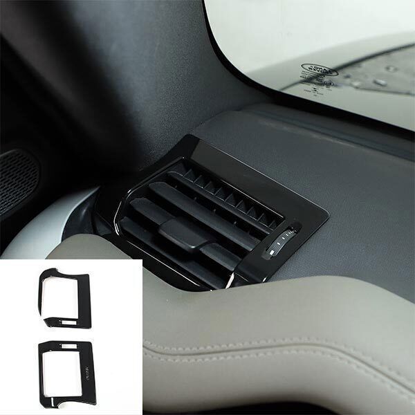 for Land Rover for Defender 2020-25 Glossy Black Outlet Vent Console LR Air Trim 2X