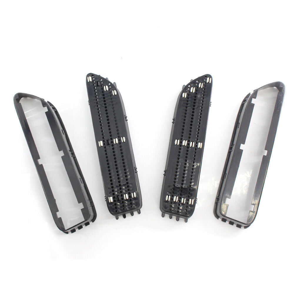 Replacement Black Side Grill Grille Fender Vents Fits For E46 M3 2D 4D 2001-2006