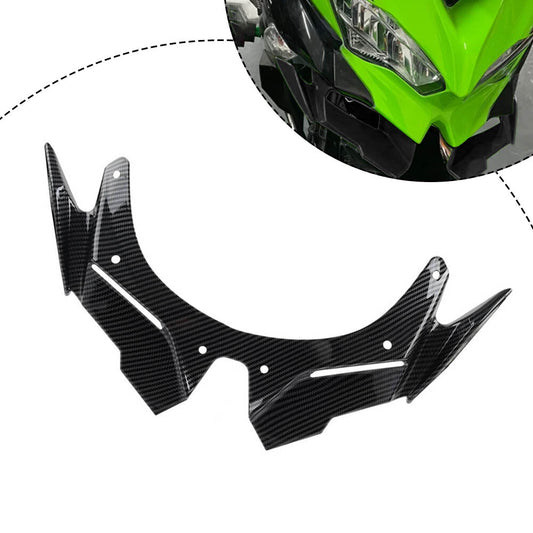 Carbon Fiber Naked Front Spoiler Winglet Aerodynamic for KAWASAKI ZX-25R 4R
