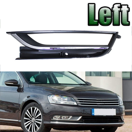 Left New Front Bumper Fog Light Cover Chrome for Volkswagen for VW for Passat 2011-2015