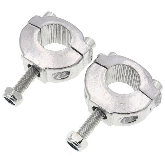 Motorcyle 22mm Handlebar Bar Risers Mount Bracket Clamp Taper 2 Strok Dirt Bike