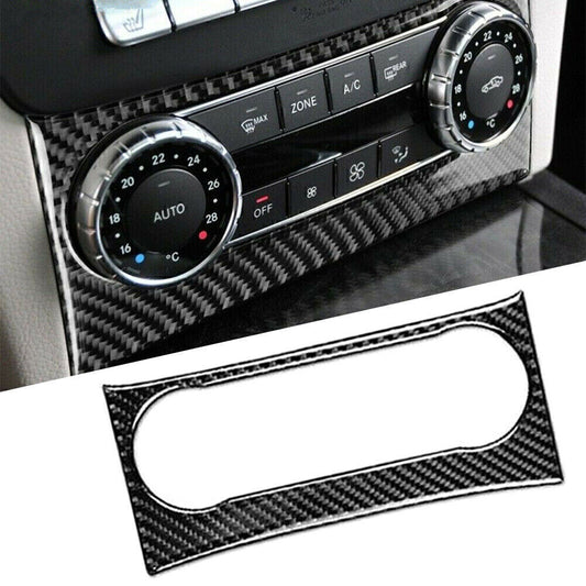 Air Conditioning Panel Cover Trim Carbon Fiber for Mercedes-Benz C Class W204
